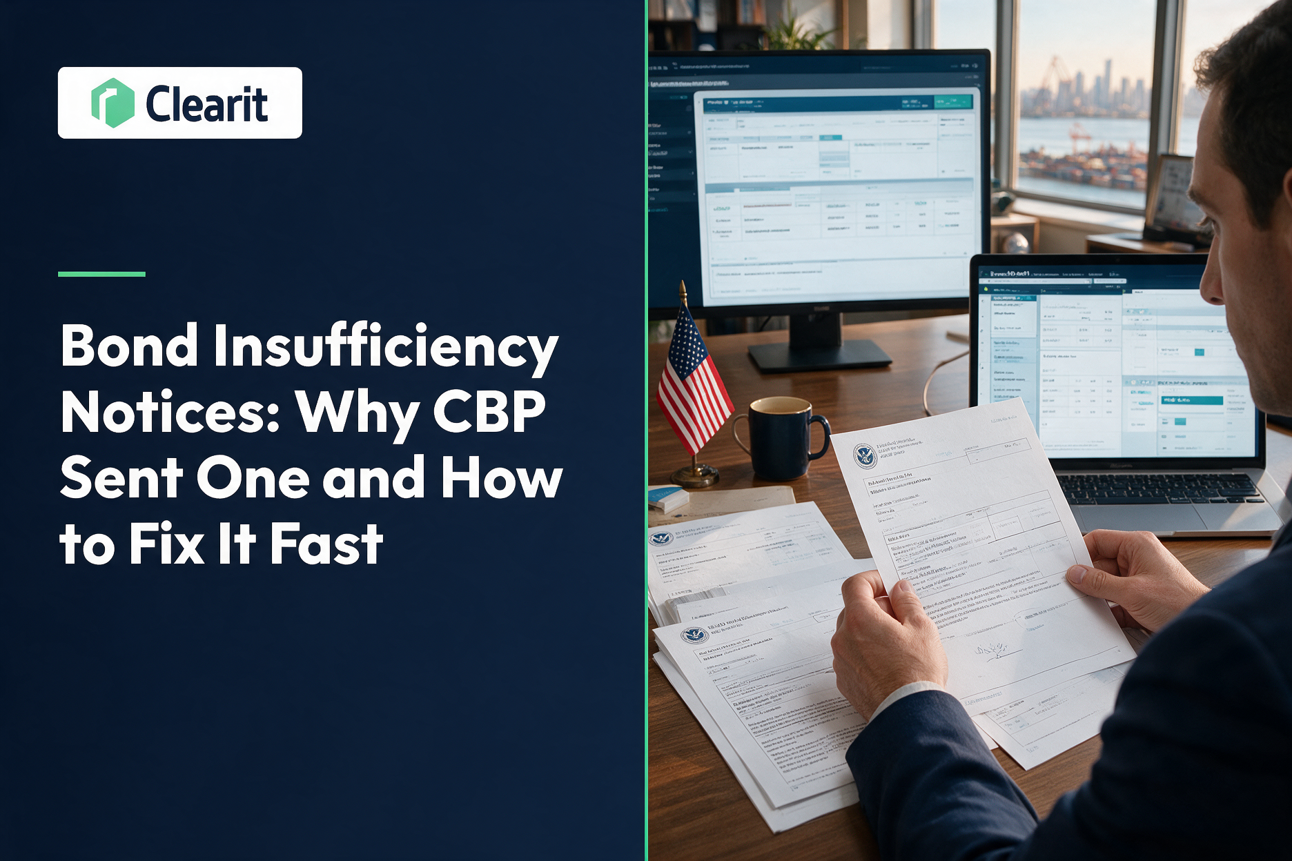 Bond Insufficiency Notices: Why CBP Sent One and How to Fix It Fast